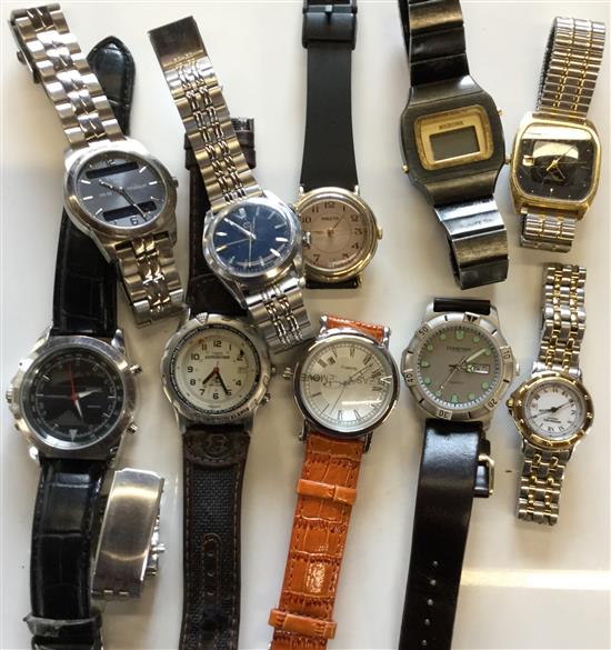 Qty of mixed gents watches